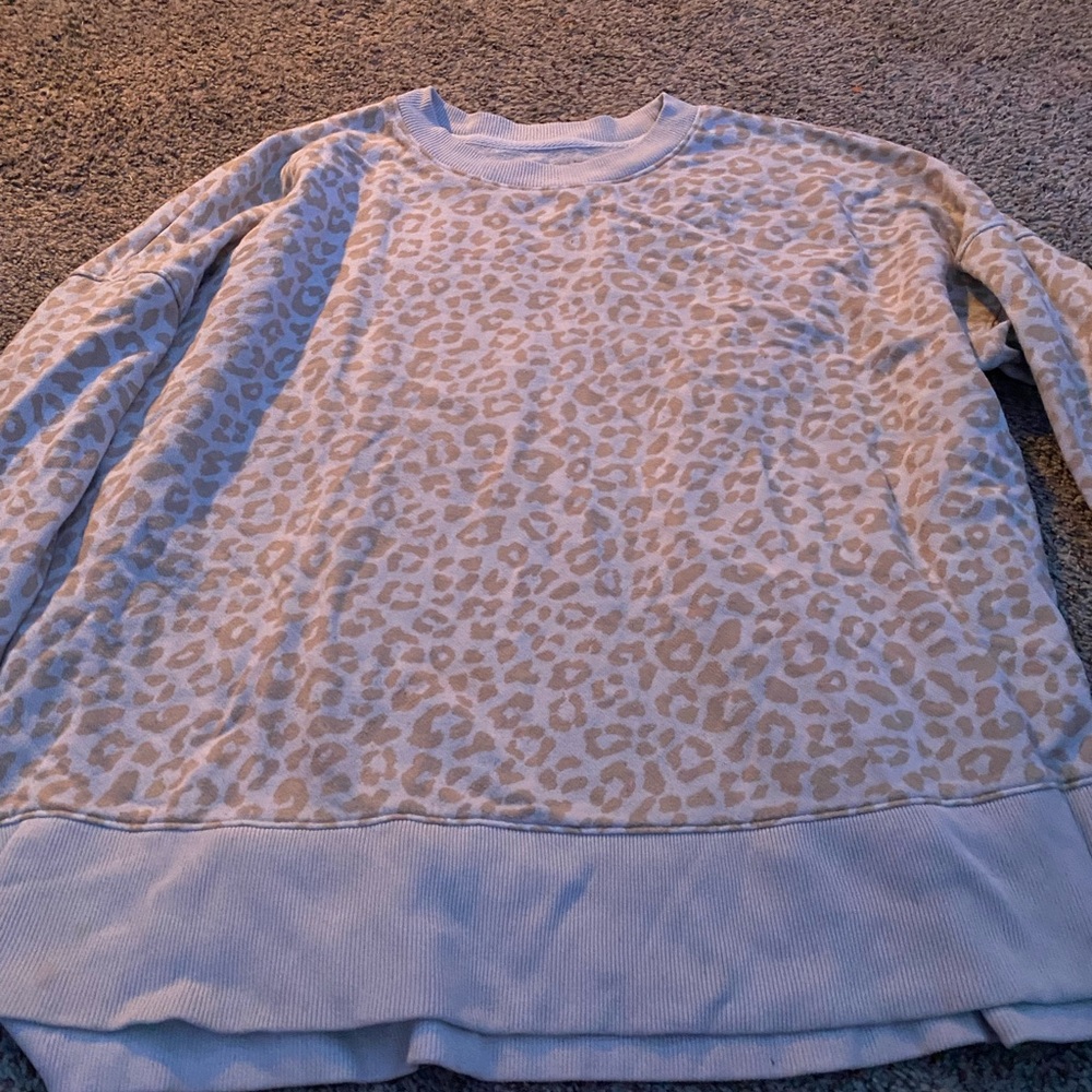 Leopard Print Sweatshirt